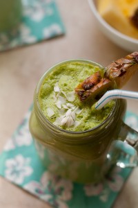 Greenya Colada Smoothie #pineapple #Coconut #healthy Pinappleandcoconut.com (8)