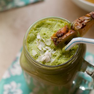 Greenya Colada Smoothie #pineapple #Coconut #healthy Pinappleandcoconut.com  (8)