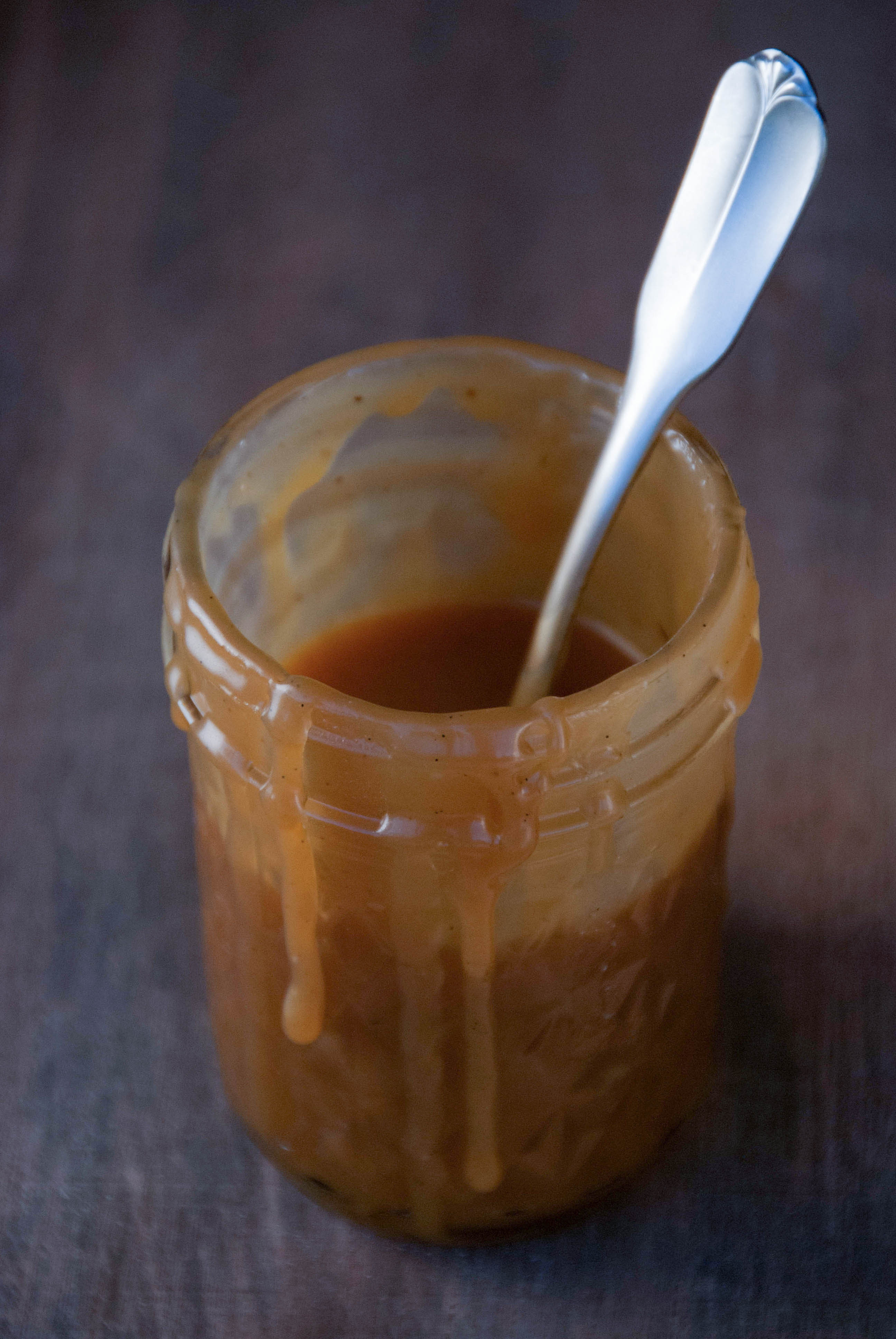 Spiced Apple Cider Bourbon Caramel Sauce