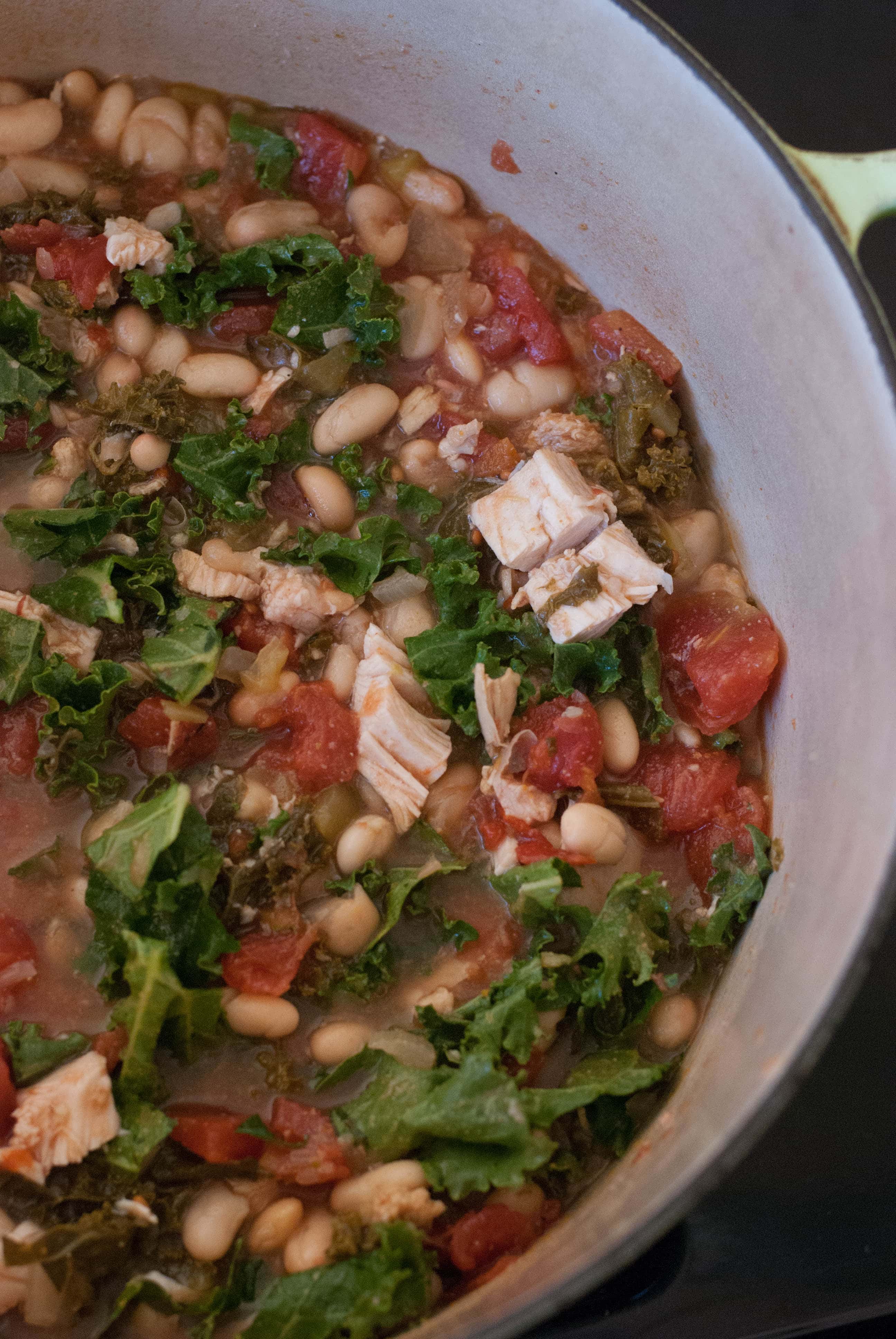 White Turkey Kale Chili