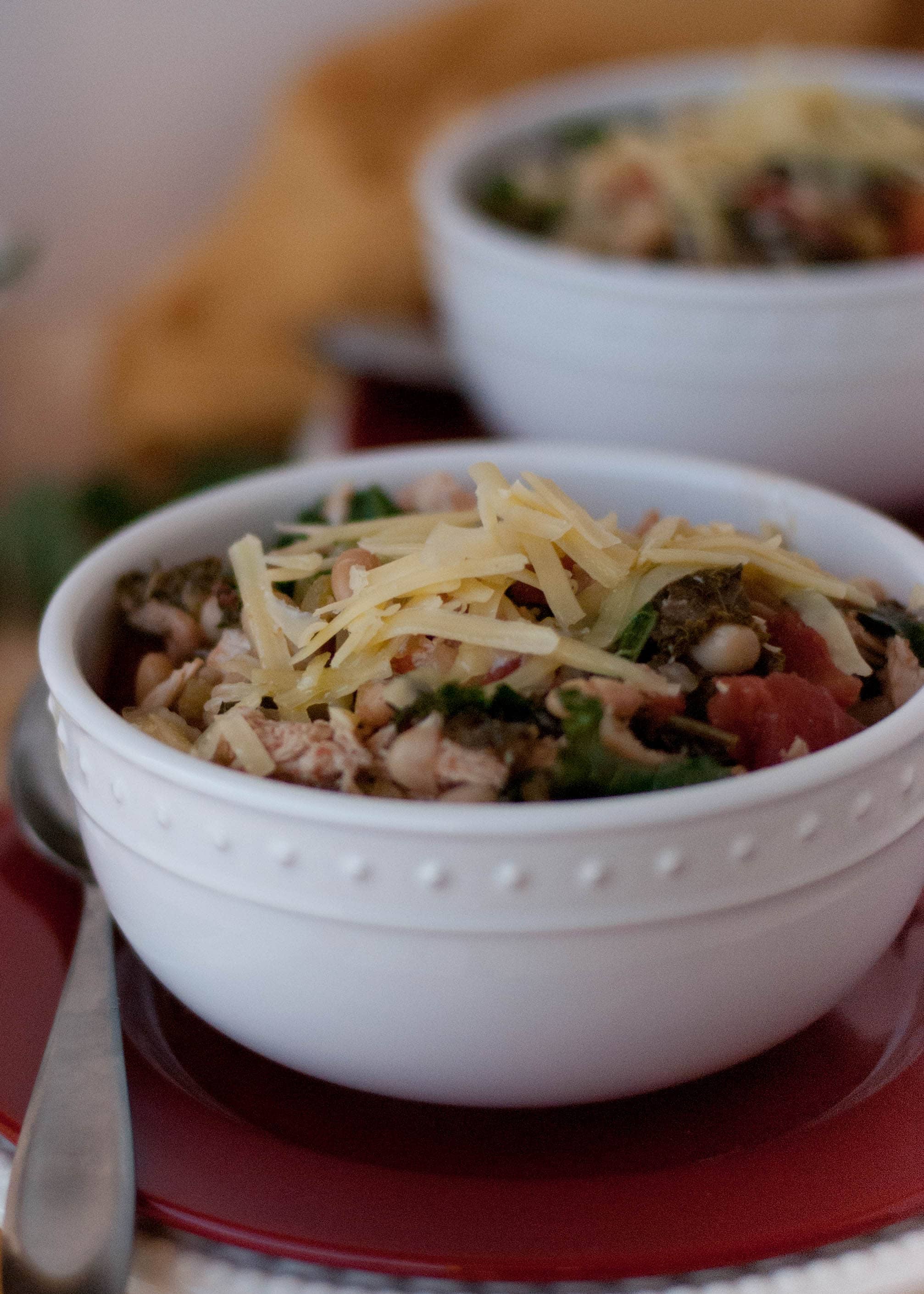 White Turkey Kale Chili