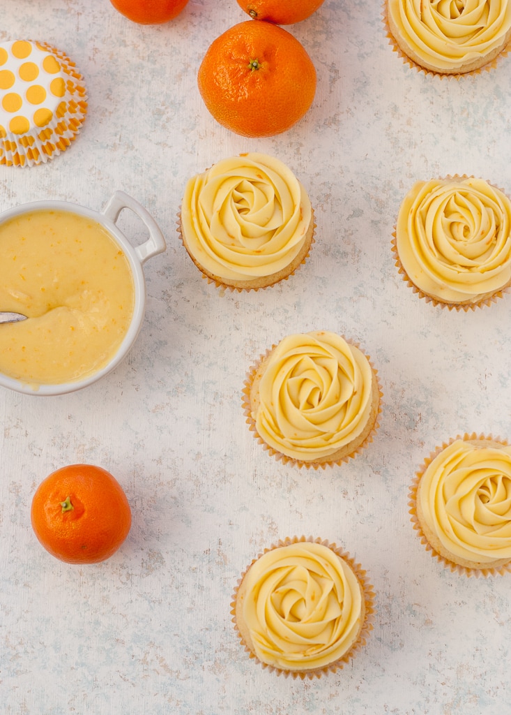 Cuties Clementine Cupcakes Via PineappleandCoconut.com