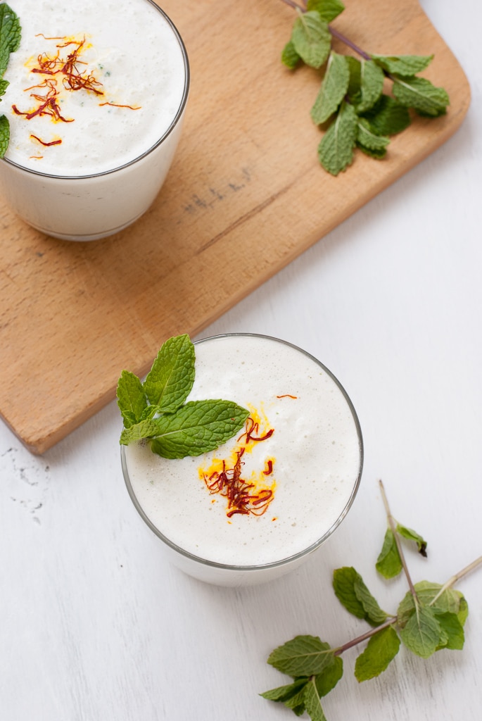 Mint Lassi Yogurt Mint Smoothie Recipe