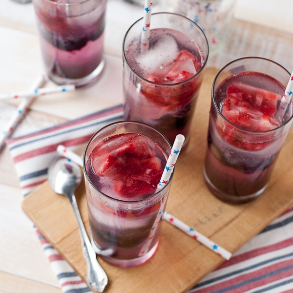 Red White And Blue Vanilla Bean Spritzer (Non-Alchoholic) #Holidayfoodparty (15)