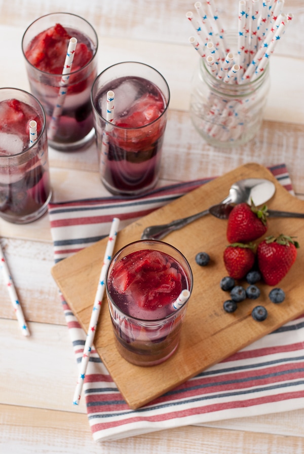 Red White And Blue Vanilla Bean Spritzer (Non-Alchoholic) #Holidayfoodparty (21)