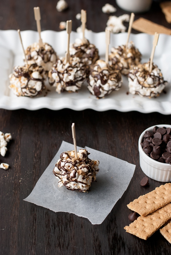 Easy S'mores Popcorn Pops Pineapple and Coconut (4)