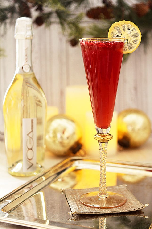 Pomegranate Ginger Sparkler from Creative Culinary