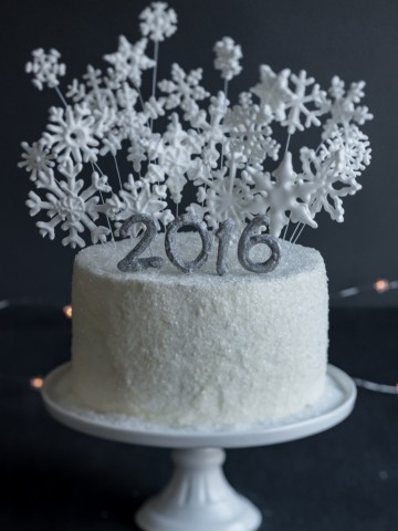 Kir Royale New Year’s Champagne Layer Cake