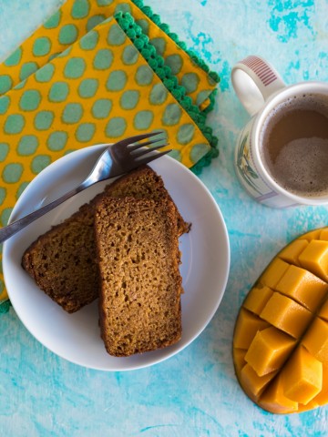 Mango Bread www.pineappleandcoconut.com #ChosenFoods #Ad