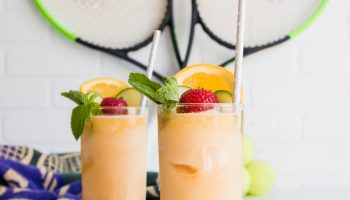 Frozen Pimm's Cup Slushies www.pineappleandcoconut.com