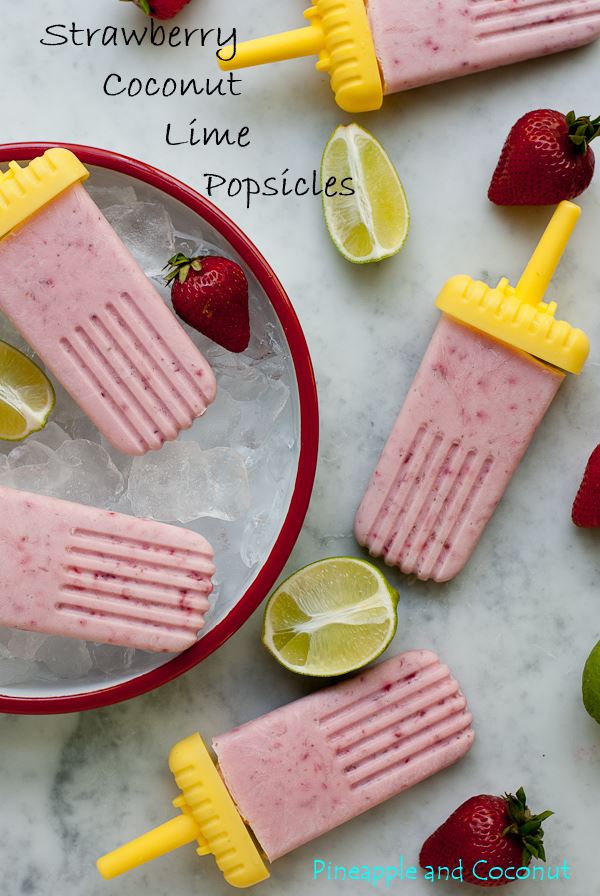 Strawberry Coconut Lime Popsicles 51