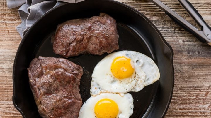 Man Food : Steak and Eggs