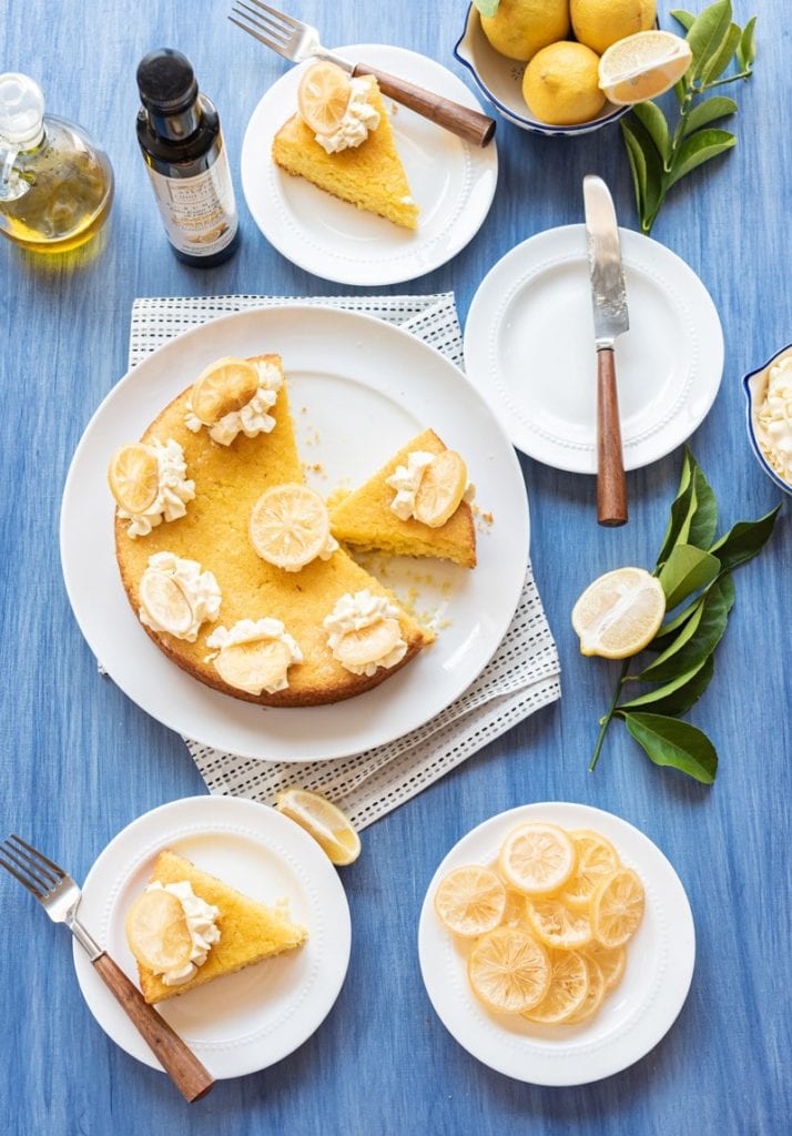 Polenta Lemon Olive Oil Cake