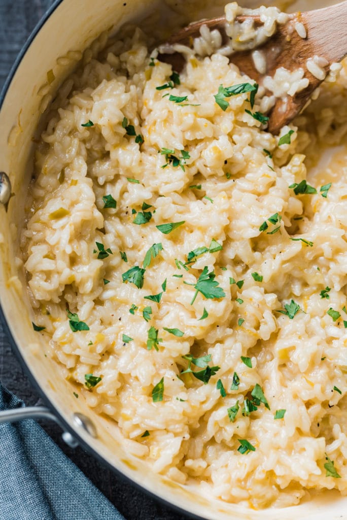 Smoky Meyer Lemon Risotto Pineapple and Coconut