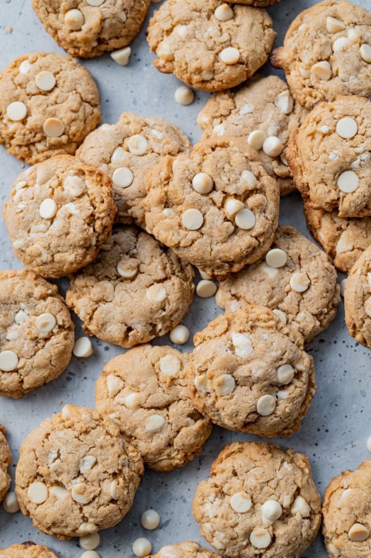 Peanut Butter Oatmeal Chocolate Chip Cookies 6