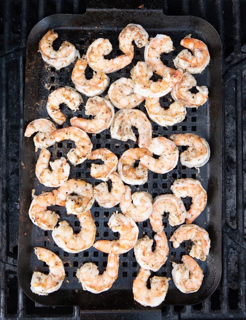  shrimp on grill