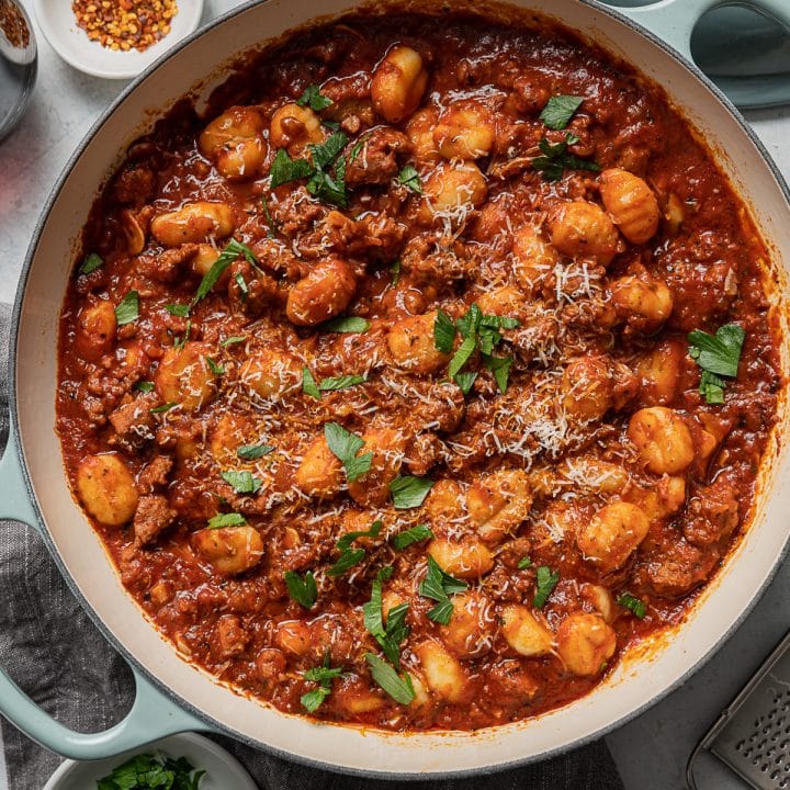 Spicy Italian Sausage Gnocchi Ragù Recipe - Pineapple and Coconut