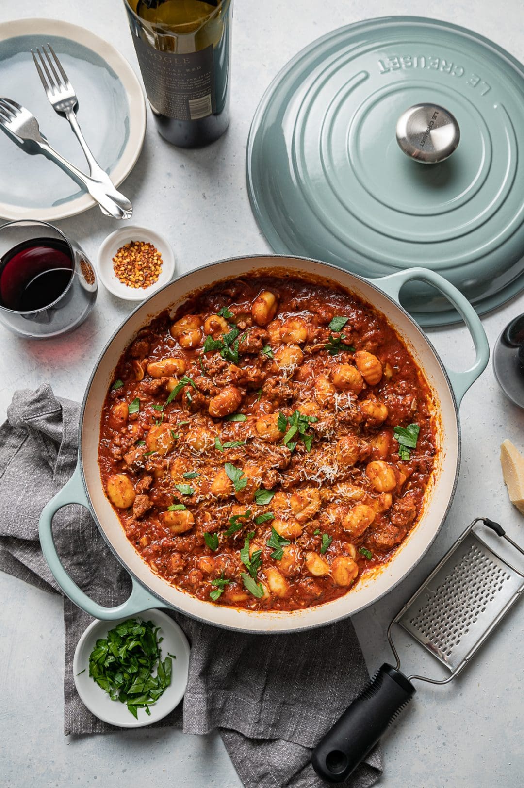 Spicy Italian Sausage Gnocchi Ragù Recipe Pineapple and Coconut