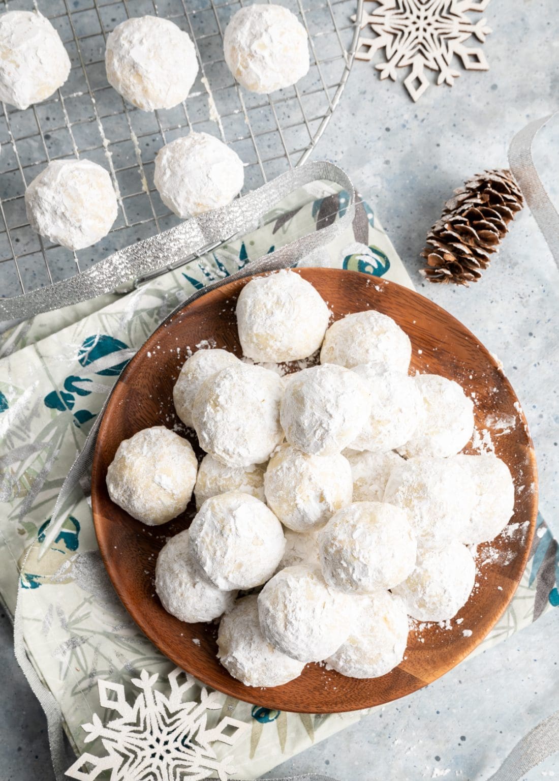 Tropical Snowball Cookies Coconut Lime Macadamia Snowball Cookies