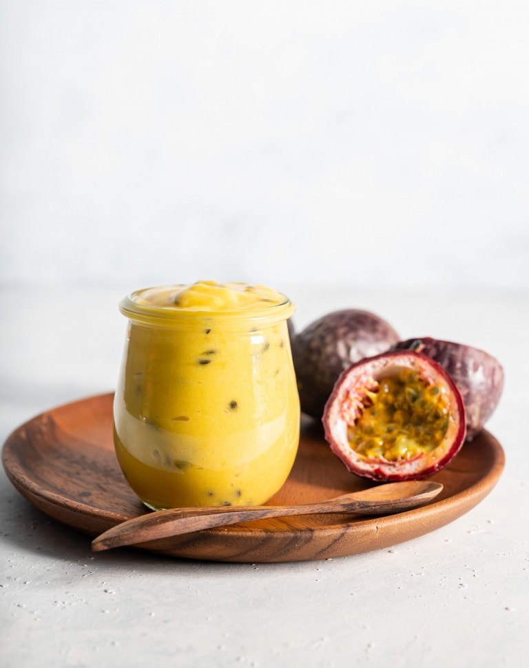 Easy Passion Fruit Curd Recipe with Fresh Passion Fruit