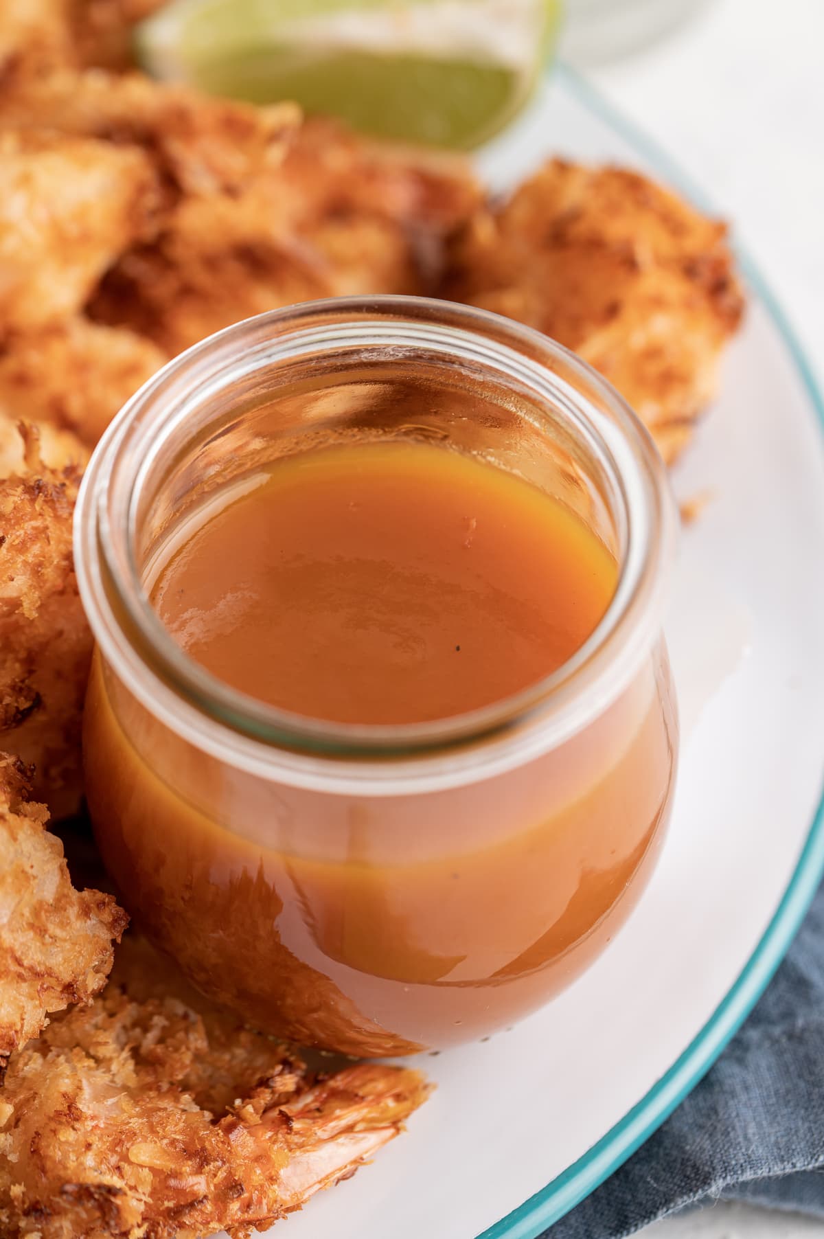 Coconut Shrimp with Spicy Passion Fruit Dipping Sauce5553