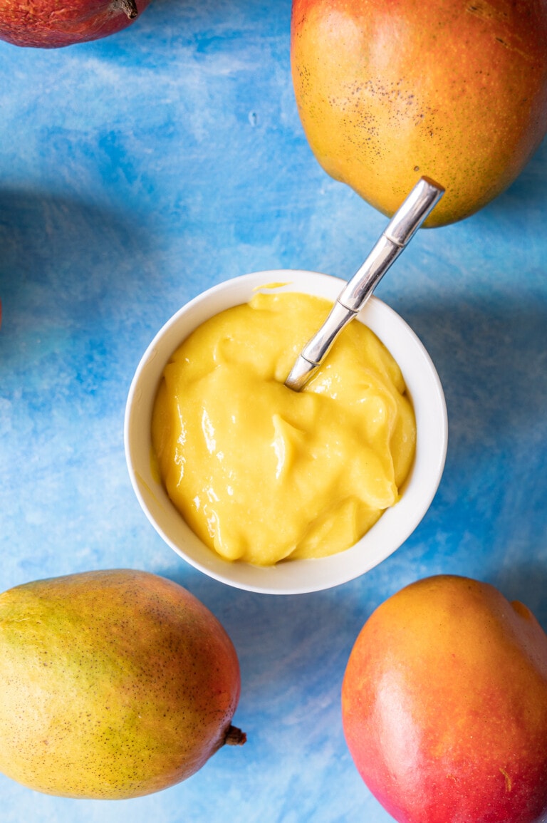 Easy Mango Curd Recipe Pineapple and Coconut