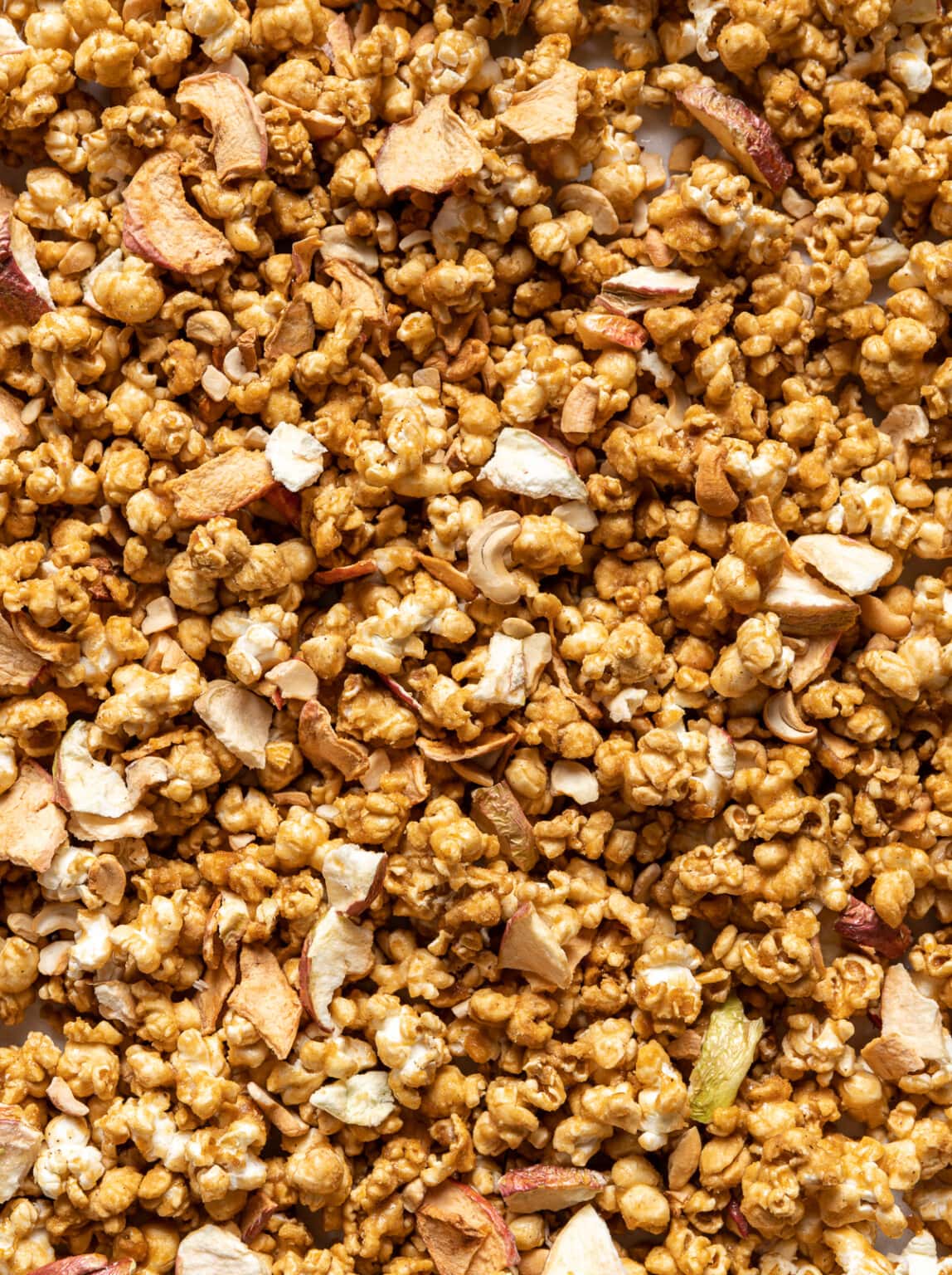 Homemade Caramel Apple Popcorn