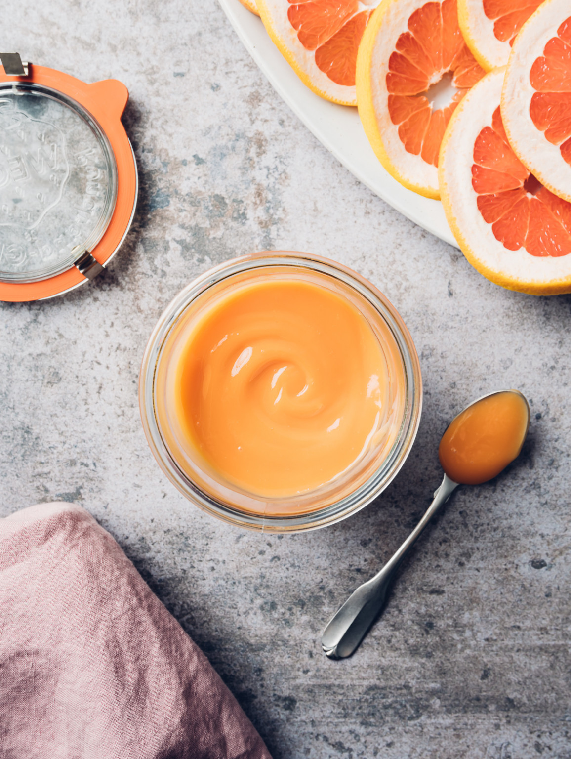 Tangy Grapefruit Curd Recipe Pineapple and Coconut